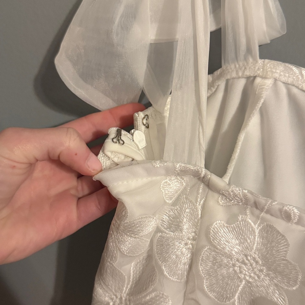 Lulus White Floral Mini Dress - Picture 6 of 9